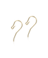 Oorbellen Blomdahl titanium oorbel haakjes goudkleurig – 10 mm - Staartjes en Strikjes