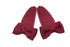Peuter/kleuter haarspeldjes met strikjes - bordeaux rood - Staartjes en Strikjes
