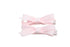 Setje mini alligator haarspeldjes met strikje - licht roze - Staartjes en Strikjes