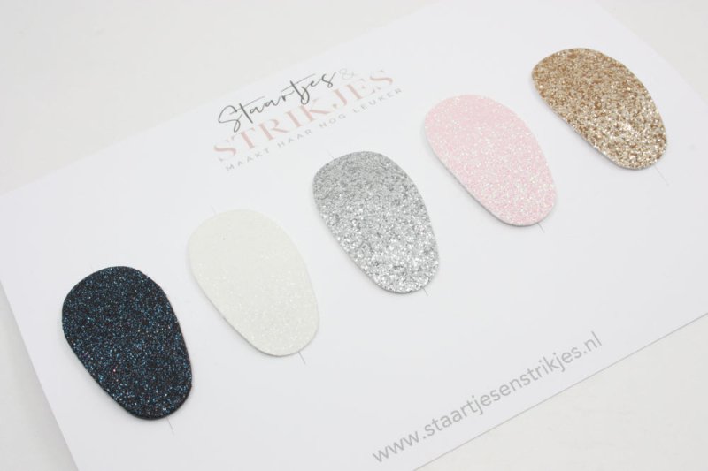 Setje van 5 anti - slip baby haarspeldjes Fiebe - Staartjes en Strikjes