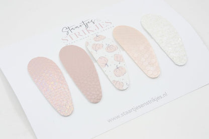 Setje van 5 grote haarspeldjes Cato - Staartjes en Strikjes