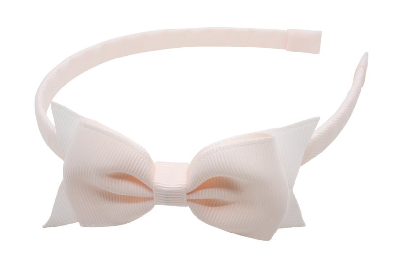 Strik diadeem/haarband lint sideshow rose - Staartjes en Strikjes