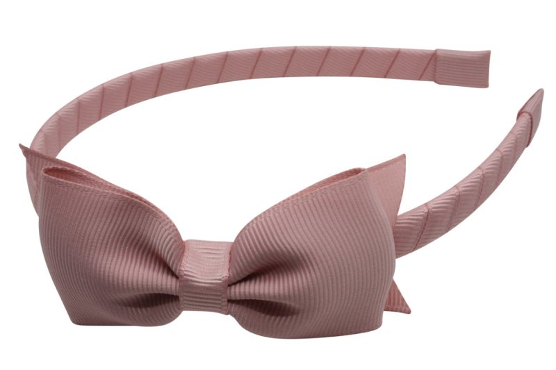 Strik diadeem/haarband lint sweet nectar - Staartjes en Strikjes