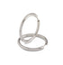 Titanium oorbellen Boccia oorringen rond 30 mm. - Staartjes en Strikjes