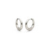 Titanium oorbellen Boccia oorringen rond breed 20 mm. - Staartjes en Strikjes
