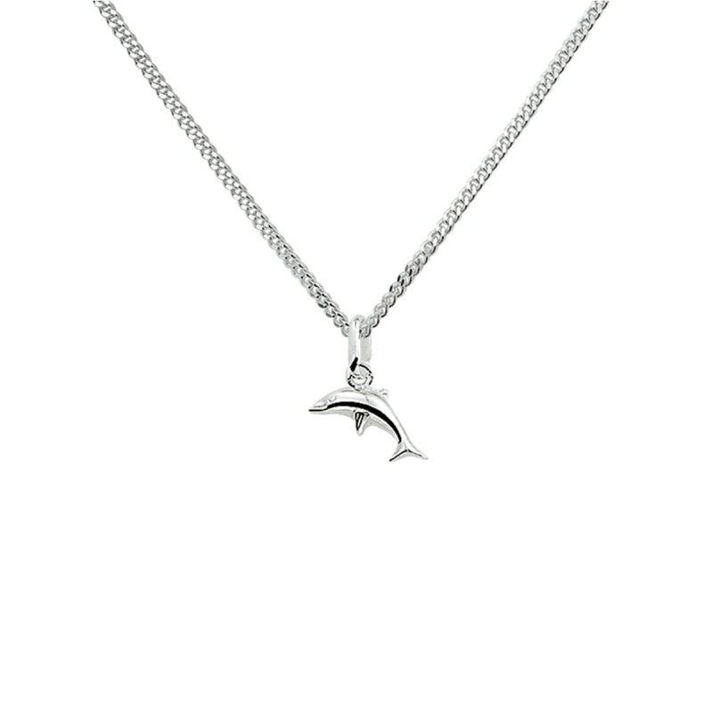Zilveren ketting dolfijn - Staartjes en Strikjes