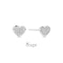 Zilveren kinderoorbellen hartjes zirconia Orage kids - Staartjes en Strikjes