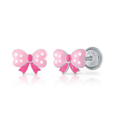 Gouden kinderoorbellen: Bloemetjes met steentjes met schroefsluiting w – Hippe Girls