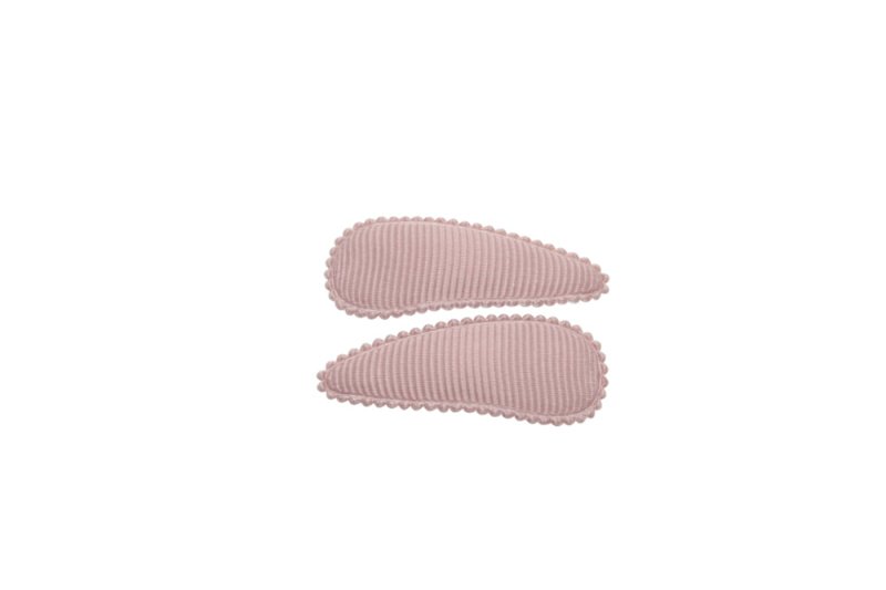 Baby haarspeldjes antique mauve - Staartjes en Strikjes
