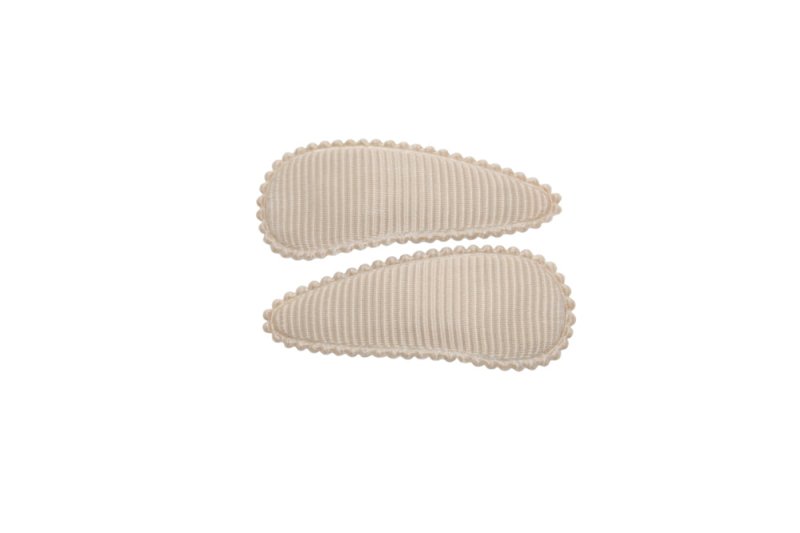 Baby haarspeldjes tan bruin - Staartjes en Strikjes