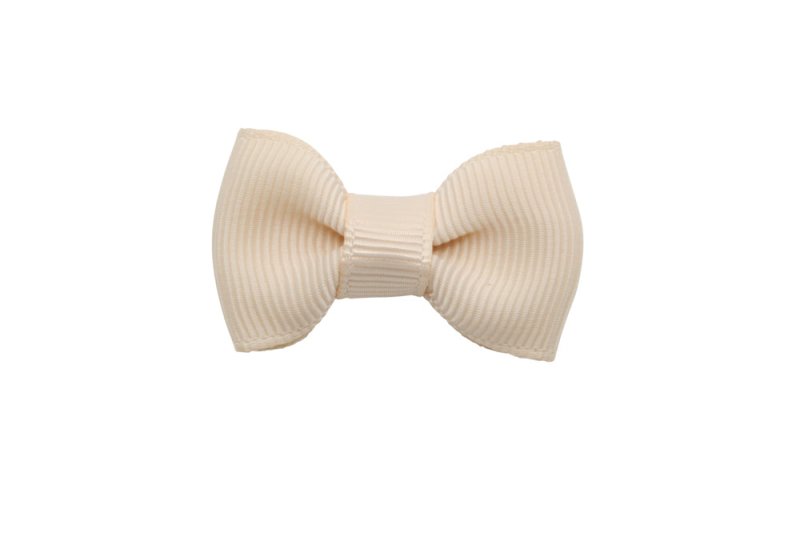 Baby/peuter haarstrikje klein nude - Staartjes en Strikjes