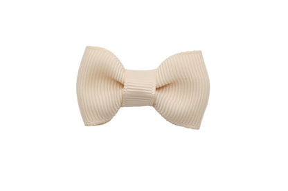 Baby/peuter haarstrikje klein nude - Staartjes en Strikjes