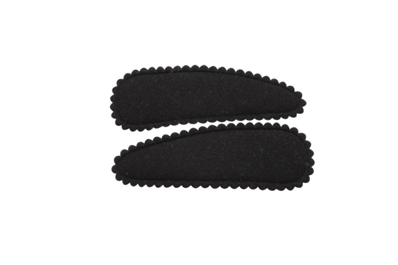 Haarspeldjes suede zwart - Staartjes en Strikjes