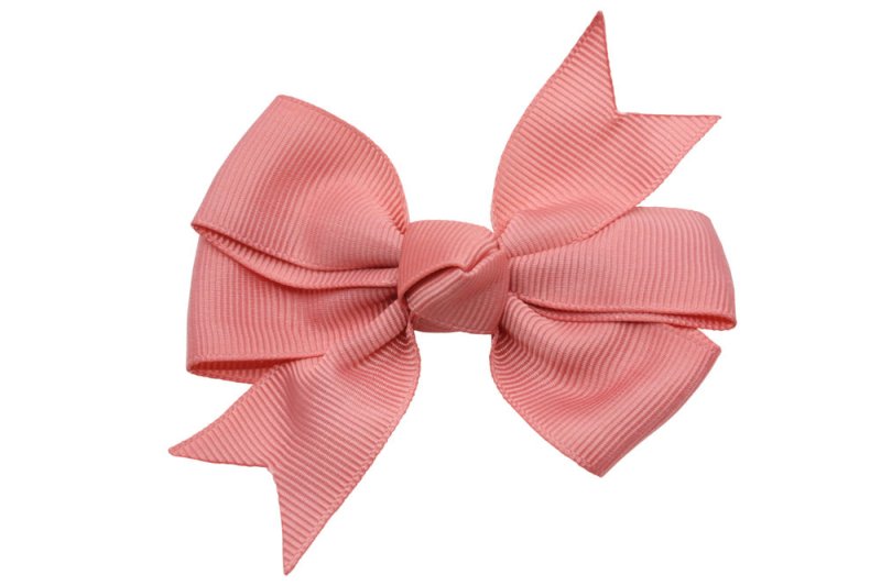 Haarstrik groot dusty rose stijl 1 - Staartjes en Strikjes