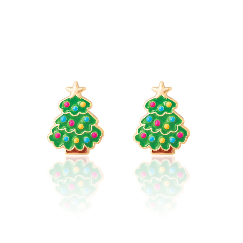 Hypoallergene kinderoorbellen kerstboom - Staartjes en Strikjes