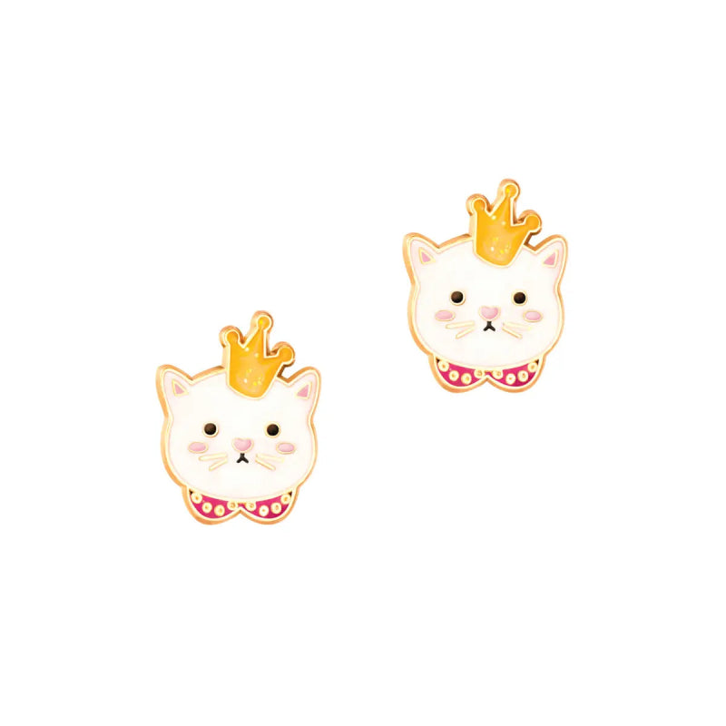 Hypoallergene kinderoorbellen kitty princess cutie - Staartjes en Strikjes