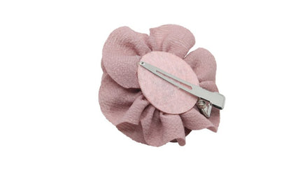 Klein haarbloemetje mauve - Staartjes en Strikjes