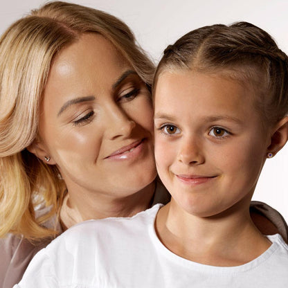 Oorbellen Blomdahl huidvriendelijk knopje rainbow 6 mm. - Staartjes en Strikjes