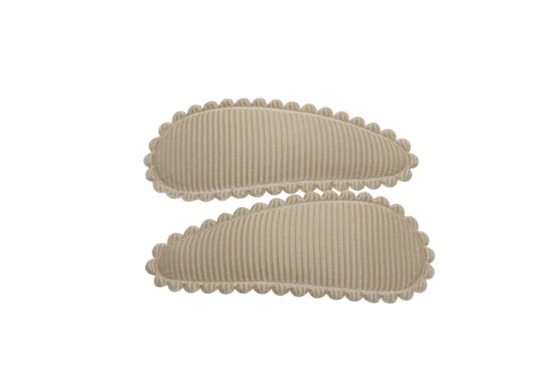 Peuter/kleuter haarspeldjes bruin candied ginger - Staartjes en Strikjes