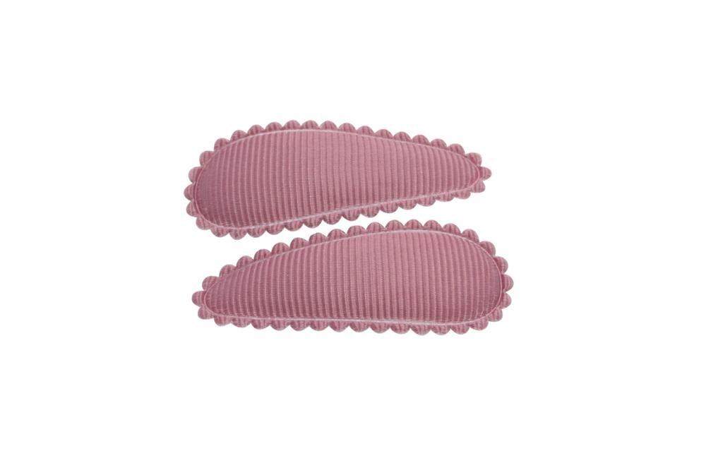 Peuter/kleuter haarspeldjes donker oudroze/mauve - Staartjes en Strikjes