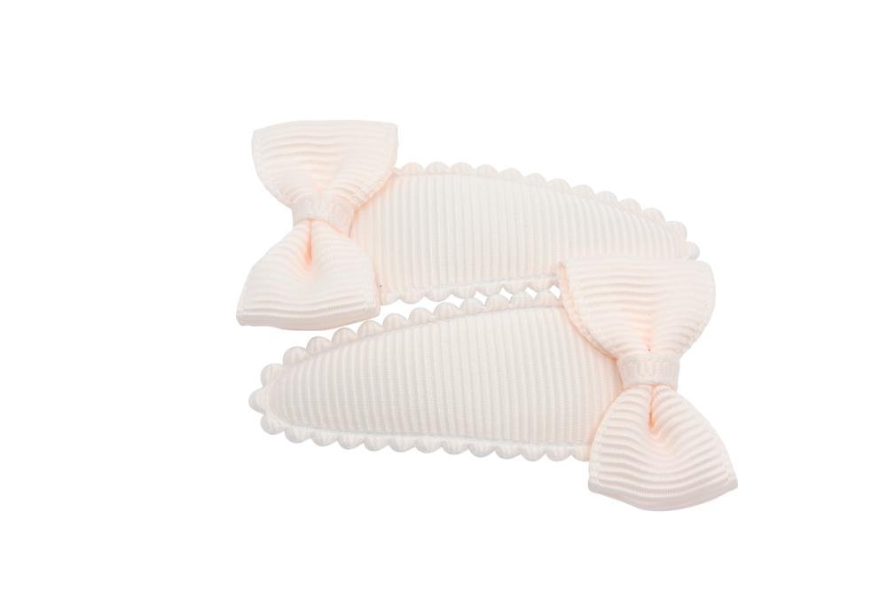 Peuter/kleuter haarspeldjes met strikjes sideshow rose - Staartjes en Strikjes