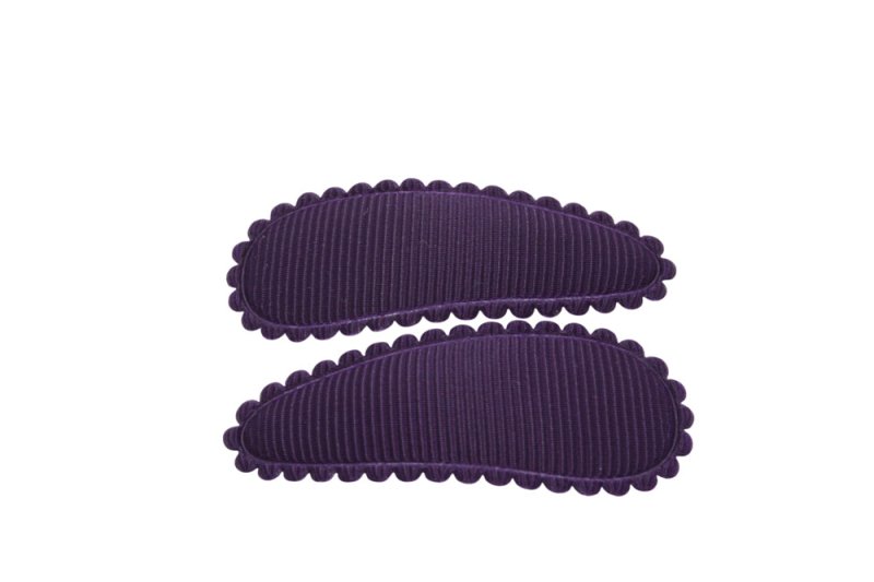 Peuter/kleuter haarspeldjes plum paars - Staartjes en Strikjes
