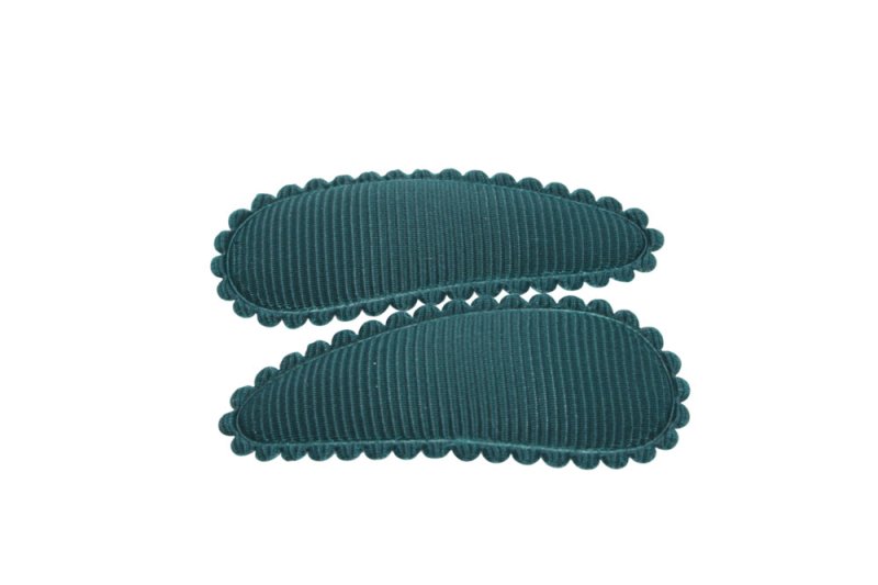 Peuter/kleuter haarspeldjes teal - Staartjes en Strikjes