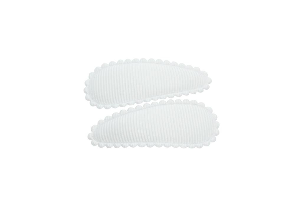 Peuter/kleuter haarspeldjes wit - Staartjes en Strikjes