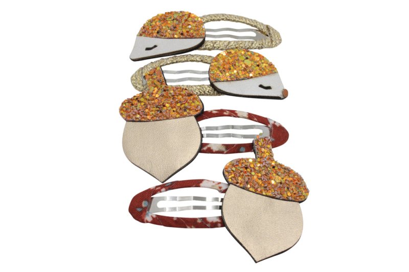 Setje haarspeldjes Herfst - Staartjes en Strikjes