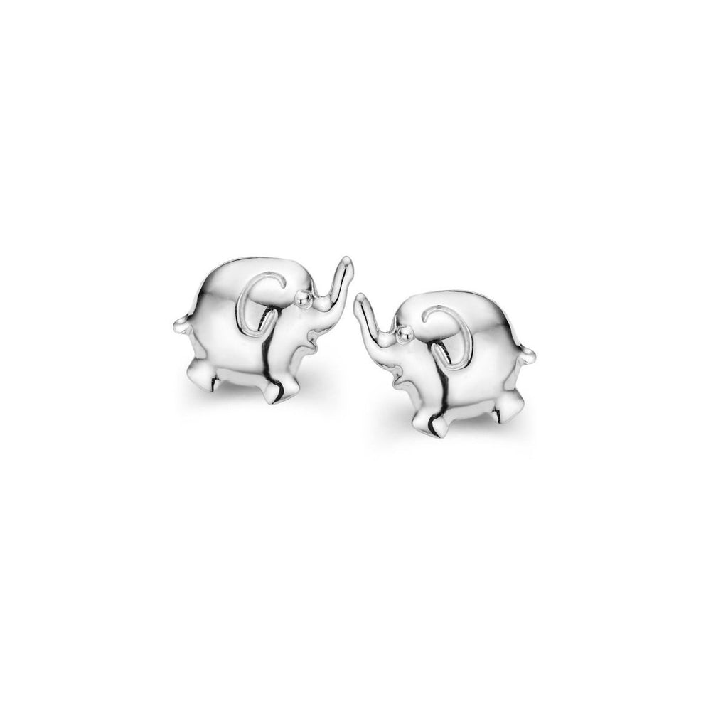 Zilveren kinder oorbellen olifantjes Naiomy Princess - Staartjes en Strikjes