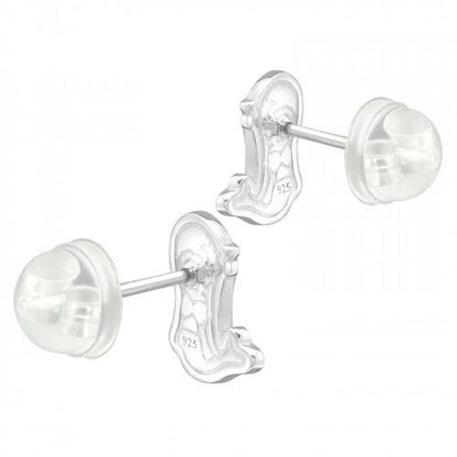 Zilveren kinder oorbellen zeemeermin - Staartjes en Strikjes